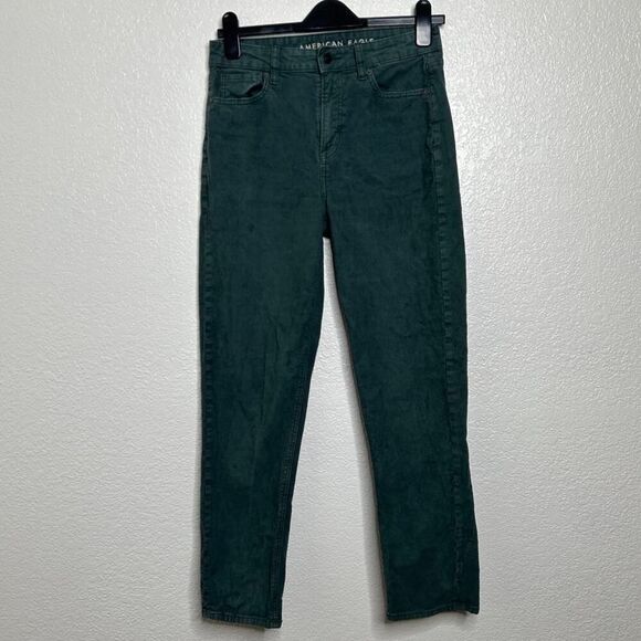 Woman’s American Eagle Green Pants - Picture 1 of 5